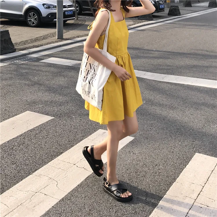 Для женщин Японии Harajuku летние офисные пляжные широкий ремень Высокая талия кукла