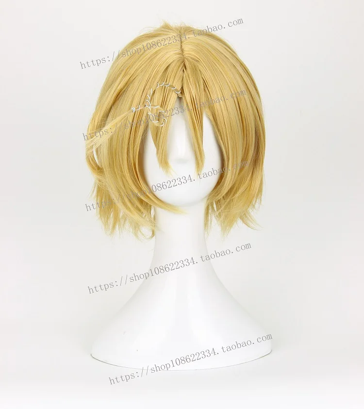 Парик для косплея аниме Axis Powers Hetalia APH HETALIA Canada светло золотистый короткий модный