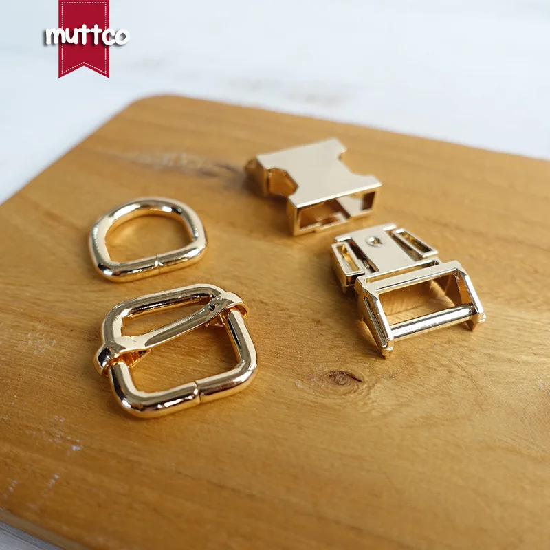 100 компл./лот (металлическая пряжка + Регулируемая кольцо D/набор) ошейник для