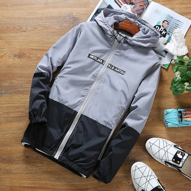 TANG мужская куртка Veste Homme мужская летняя Солнцезащитная куртка с капюшоном ветровка Модная брендовая одежда для женщин