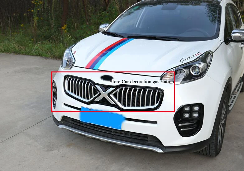 Для kia Sportage KX5 2016 2017 ABS решетка высокого качества|grille for sportage|kia sportagekia sportage grill |