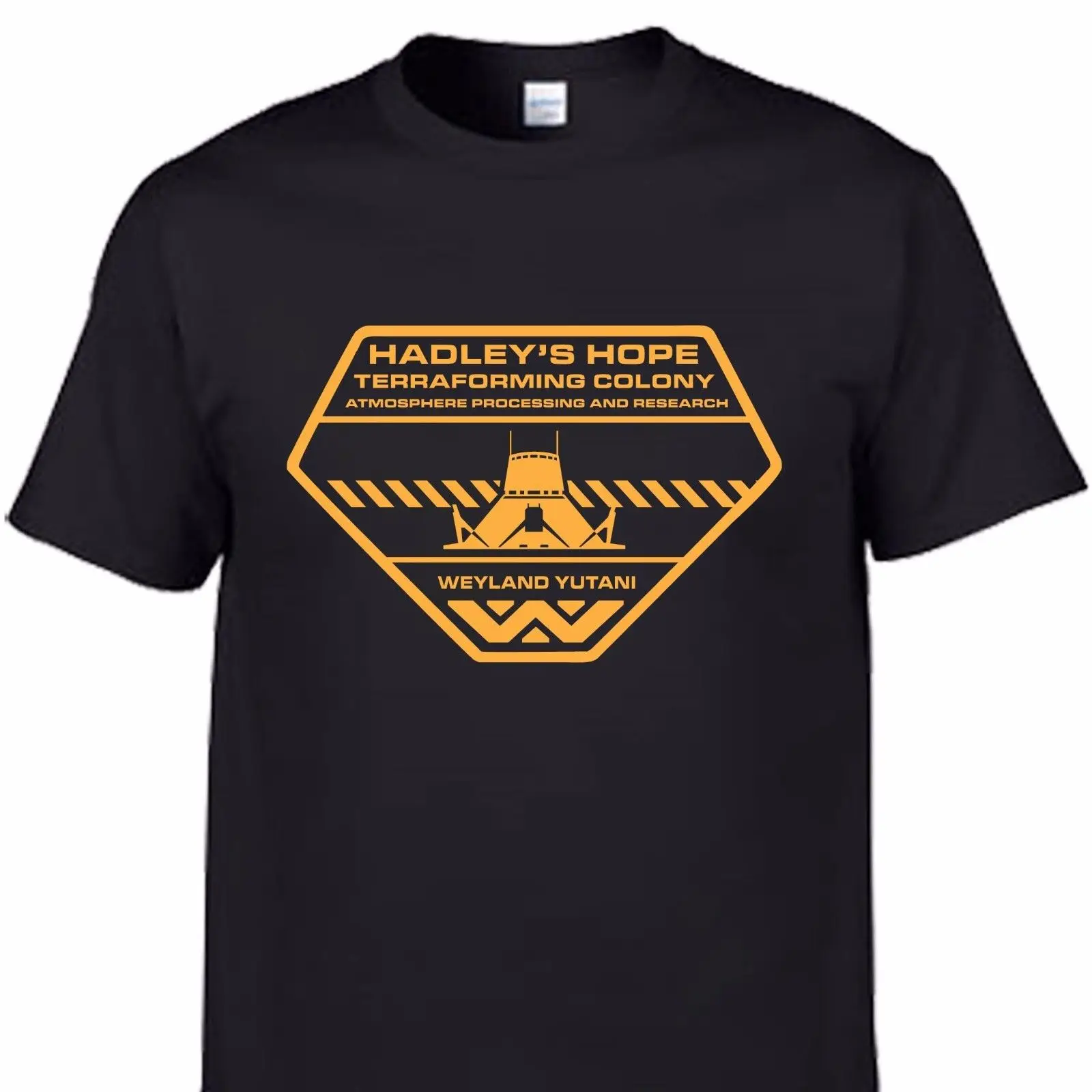 Aliens alien weyland yutani nostromo sci fi movie lv 426 covenent t shirtMen'S Летние Стильные Модные мужские