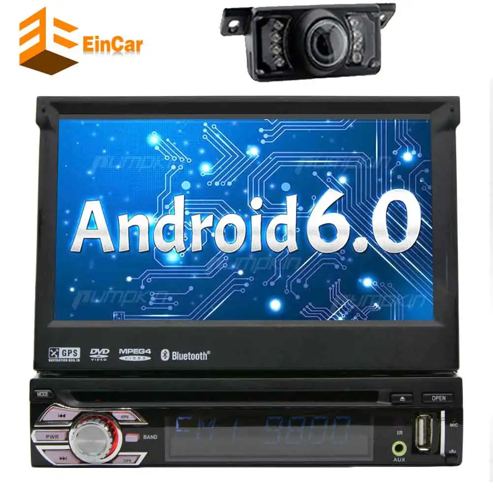 2017 Новый Android 6 0 В-тире Автомобильный DVD стерео GPS Авторадио Навигация радио