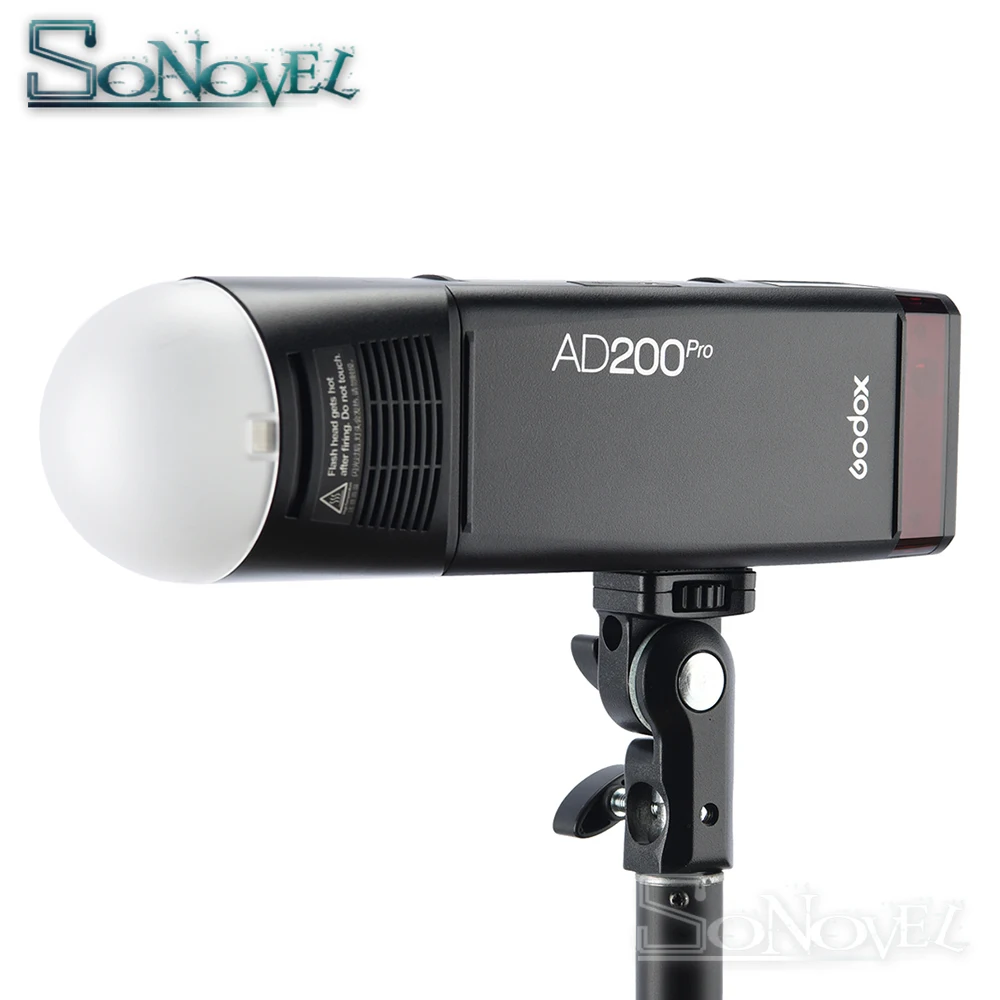 Внешсветильник вспышка в наличии Godox AD200Pro 2 4 Вт TTL 1/8000 г 0 01 HSS 1 8 2900 с переработка