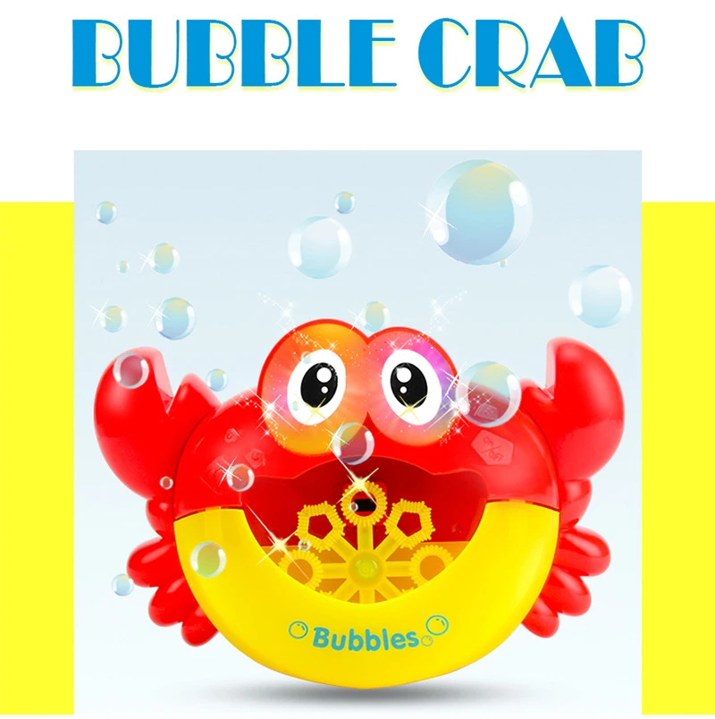 Bubble Crab Игрушки для ванны Детские Игрушки для ванны Bubble крабы забавные для ванны музыкальные игрушки для ванной детские игрушки для купания