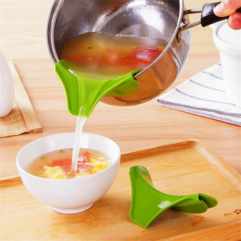 Сковороды Rim герметичная кухонная силиконовая воронка кухонные инструменты цвет случайный