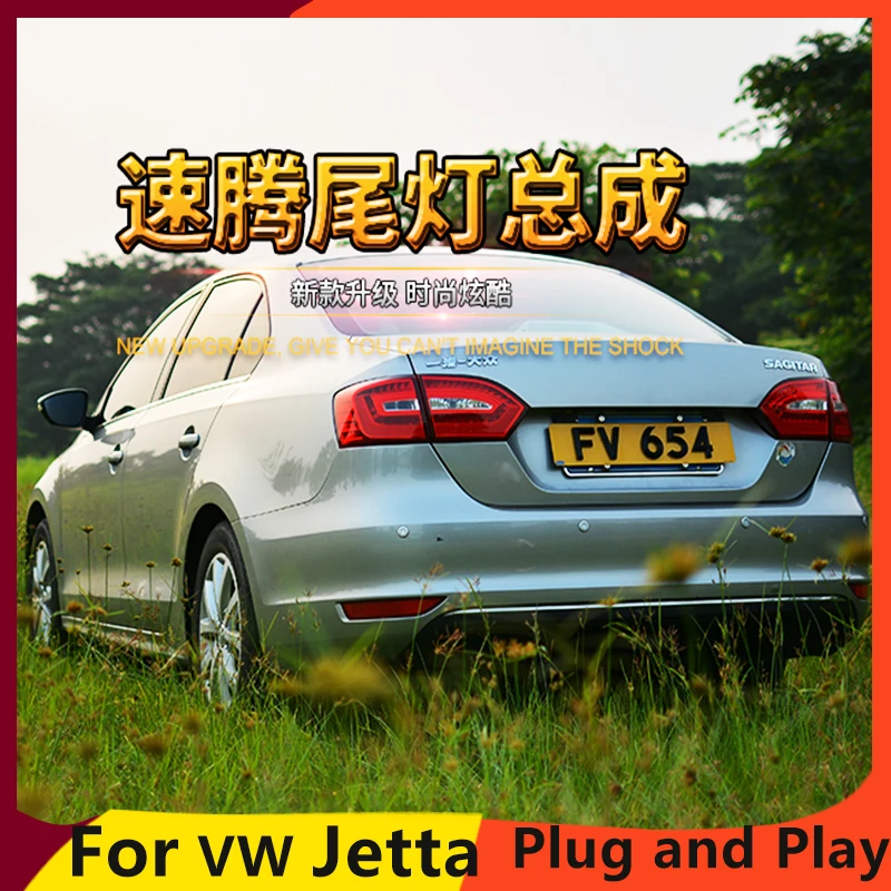 KOWELL Тюнинг автомобилей для vw jetta светодиодный задние фонари GLI MK6 парковка НС