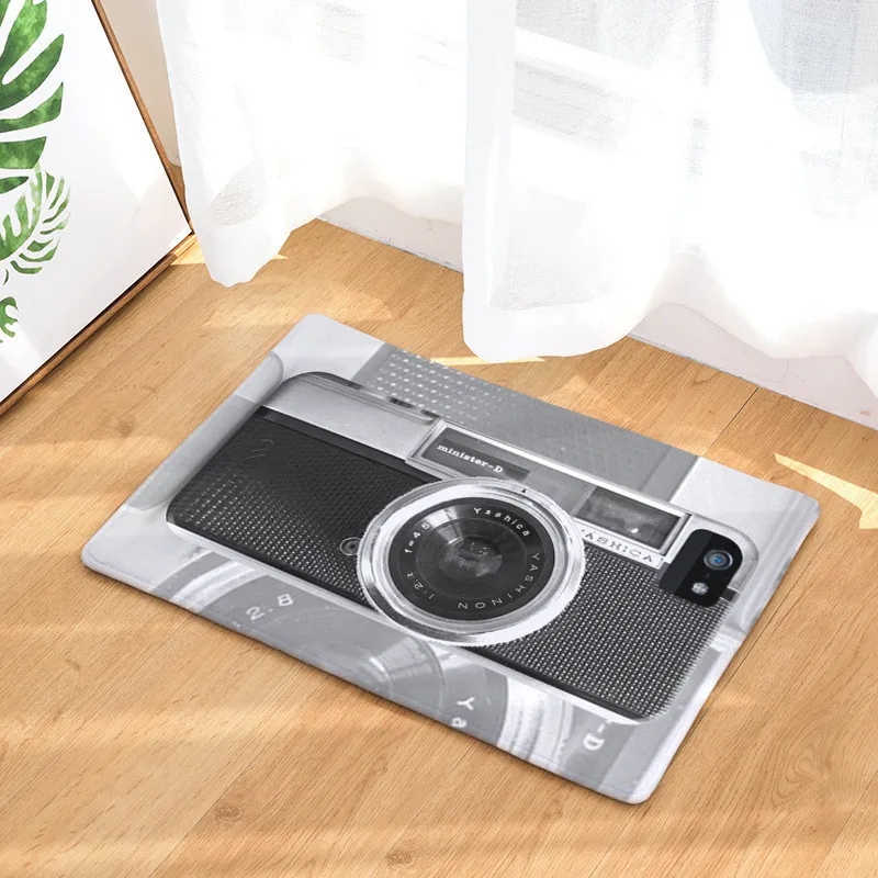 ONEUP Bath Mat 8 Color Car Record Magnetic Carpet Digital Printing Anti-slip Door Bathroom Set Bathmate | Дом и сад