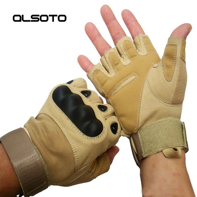 

ALSOTO Cycling Bike Half Finger Gloves Shockproof Breathable Training Tactical Gloves Men Women Sports Cycling Clothings