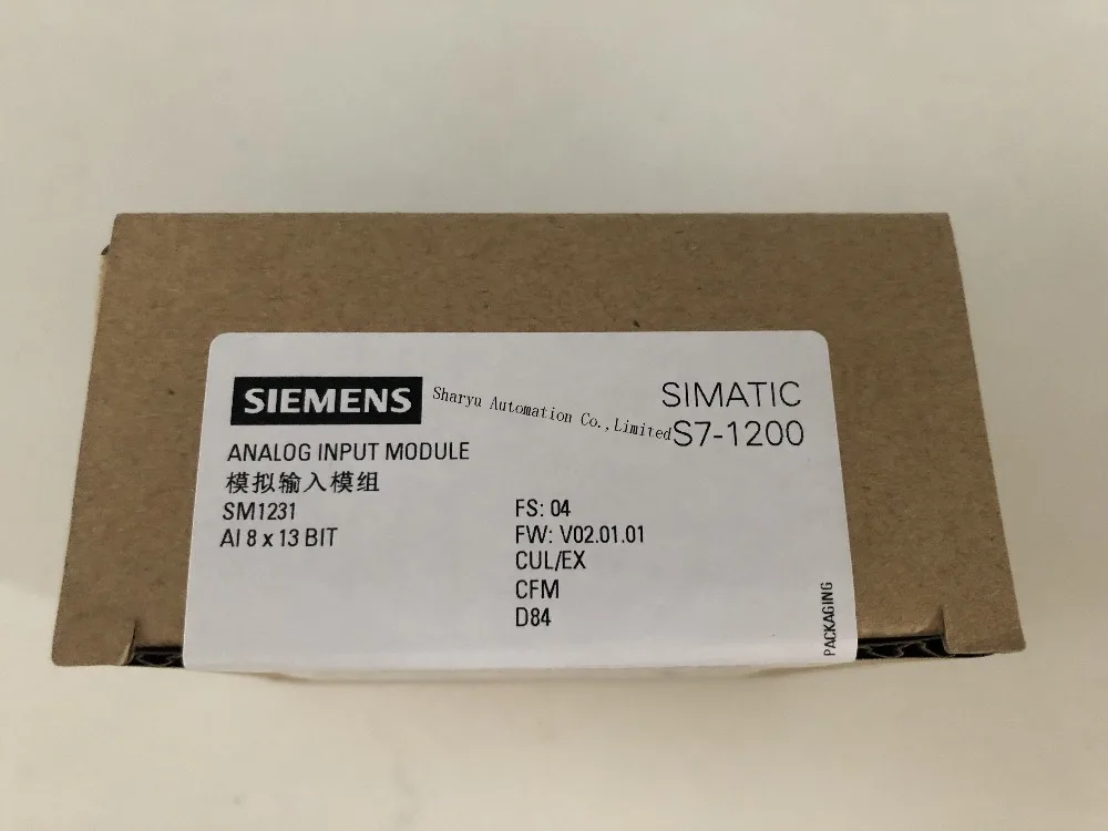 SIMATIC S7-1200 аналоговый вход SM 1231 модуль 6ES7231-4HF32-0XB0 6es7231-4hf32-0xb0 1200 Модуль 12 бит+ знак(13 бит АЦП
