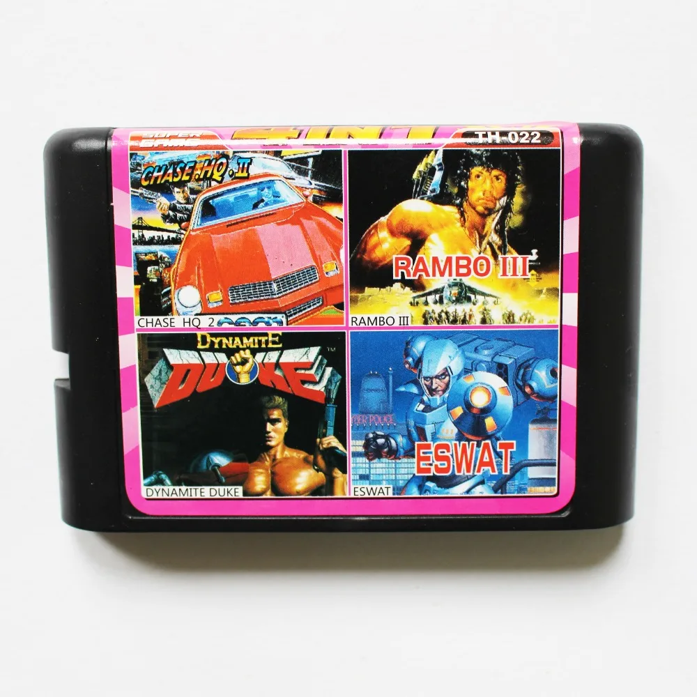 TH 022 4 в 1 игровой картридж 16 бит md мульти игровая карта для sega genesis/mega drive|md card|game card