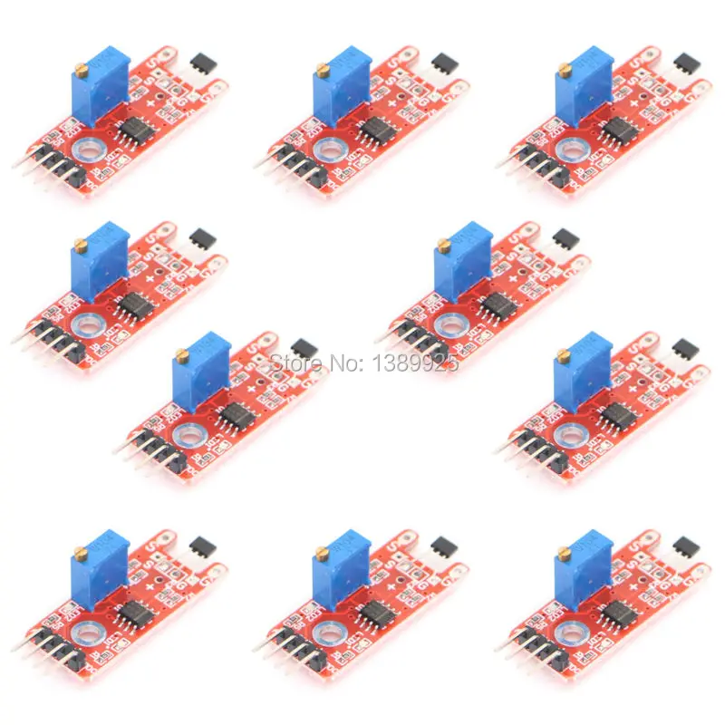 Заводская Продажа бесплатная доставка 10 шт./лот линейный магнитный датчик холла модуль KY 024|sensor module|hall sensor