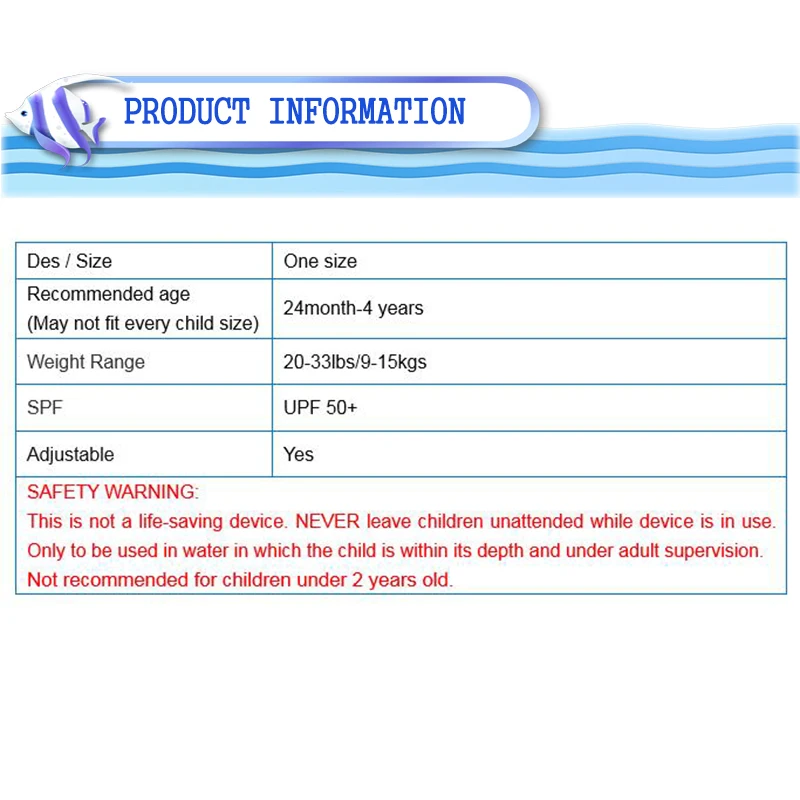 Erapinky роскошный купальник с единорогом детский спасательный жилет для девочек