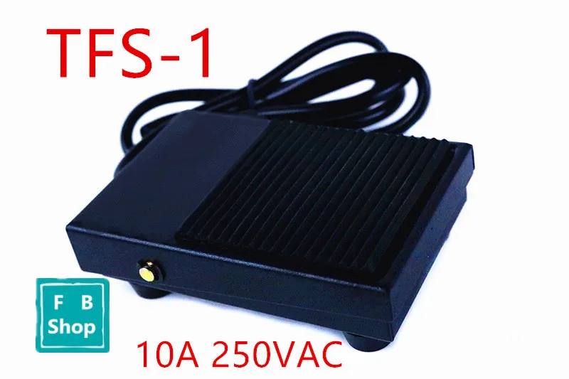 1 шт. TFS 10A 250V м черный ножной выключатель питания Переключатель педали