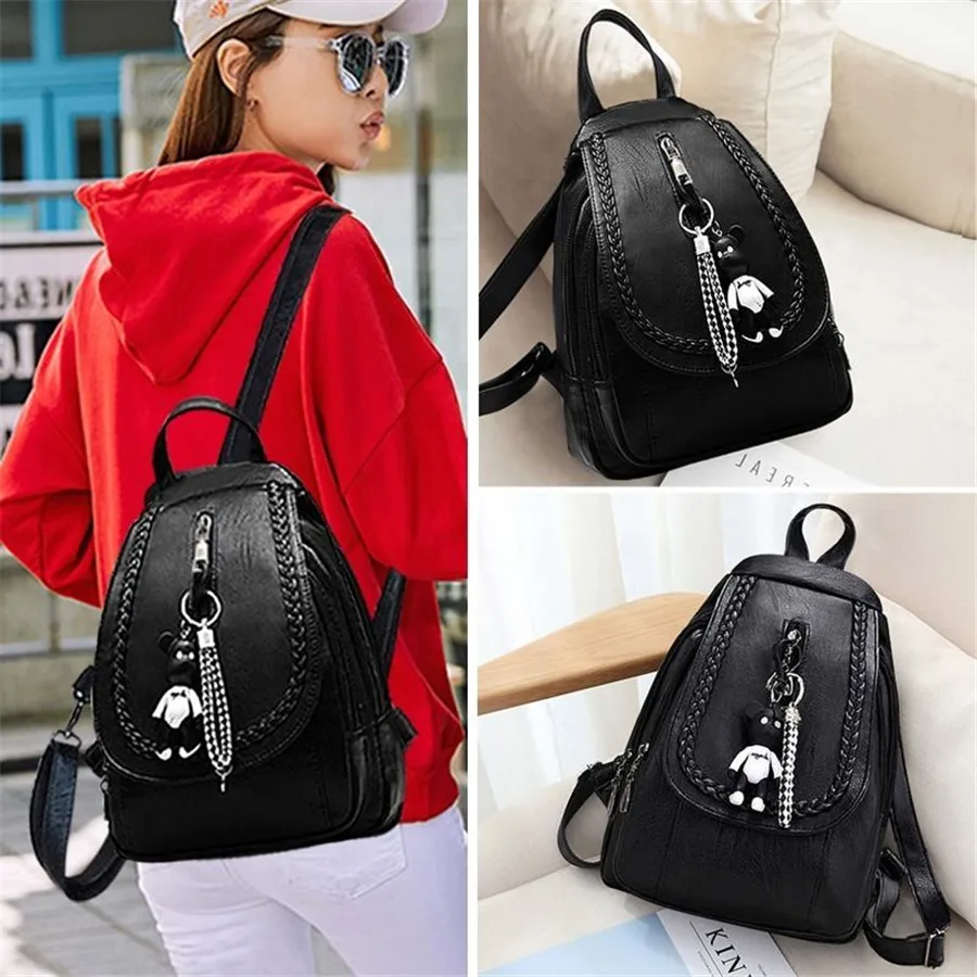 Женский рюкзак из искусственной кожи для девушек 2019|Женские рюкзаки| |