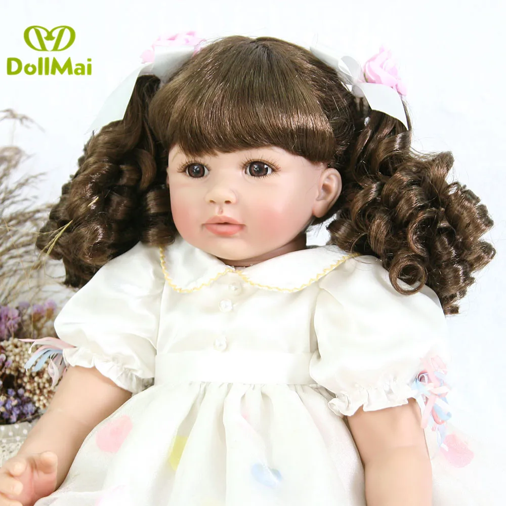 24 &quot60 см Bebes кукла трансфер до reborn силиконовые куклы для новорожденных и малышей