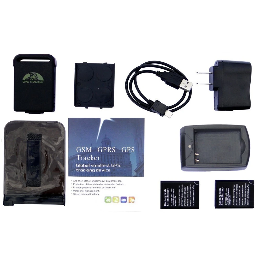 no box Бренд Coban TK102 4 полосы Мини Авто gps трекер GSM GPRS устройство слежения для автомобиля Человек Дети домашнее животное пожилых людей безопасности - Цвет: no box