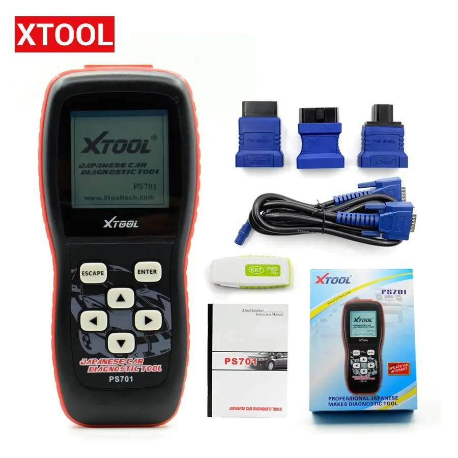 Оригинальный диагностический инструмент Xtool PS701 JP PS 701 OBD2 сканер для японских
