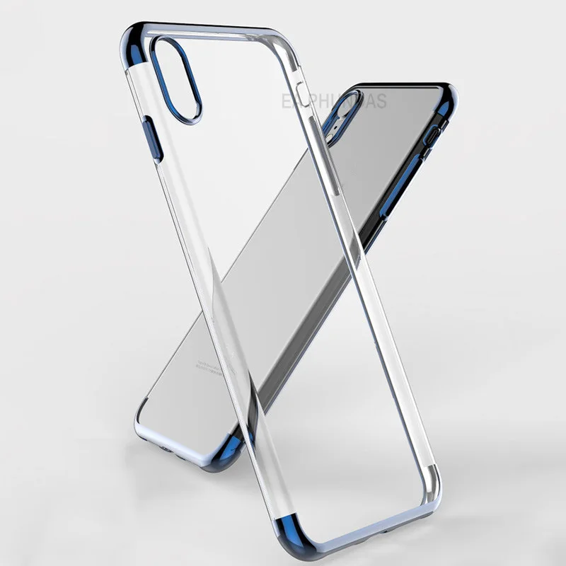 Soft Silicone Case on for Xiaomi 8 SE 5X A1 6X A2 pocophone F1 Luxury phone plating Clear TPU Cover Redmi 4X Note 5A |