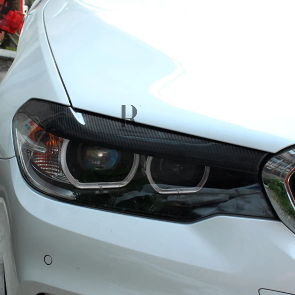 Передняя лампа из углеродного волокна для BMW G30 G31 520 530 540 550 2017 2019 Pre Facelift|bmw eyebrow|cover