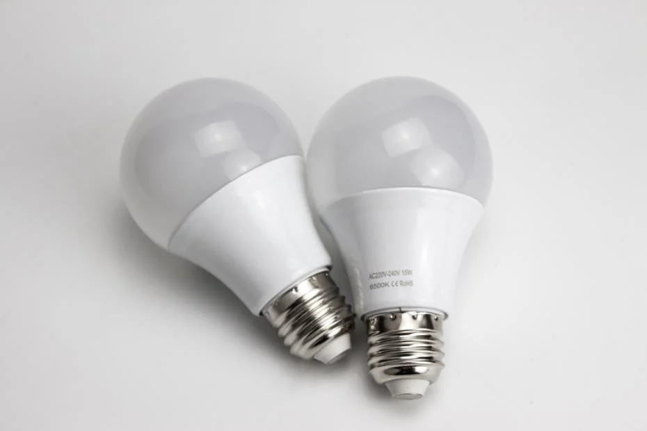 E27 LED Bulb 220V 3W 5W 7W 9W 12W 15W Real Power Led Lamp Energy Saving Aluminium bombilla led e27 Smart IC No Flicker