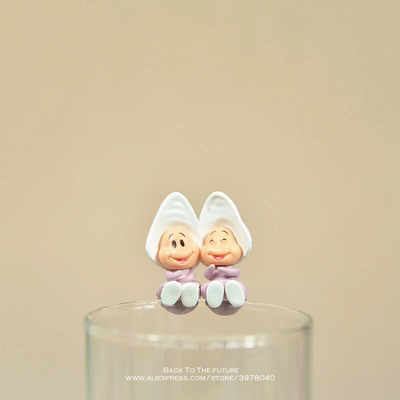 Disney Alice in Wonderland 5pcs/set 3-4cm Action Figure Model Anime Mini Decoration PVC Collection Figurine Toy model children | Игрушки и