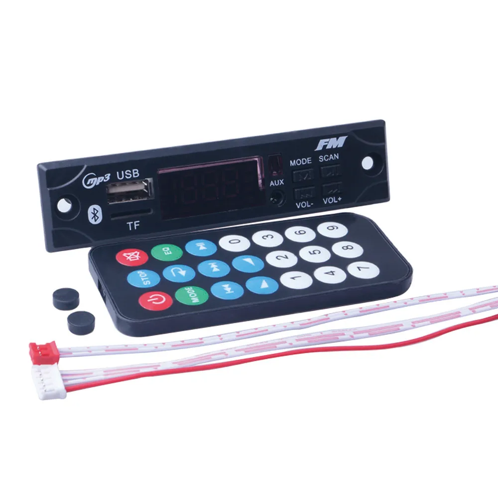 MP3 WMA декодер плата play автомобильный аудио USB TF FM радио модуль беспроводной Bluetooth 5