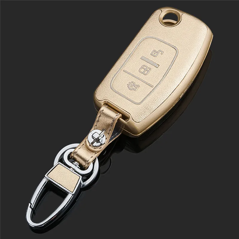 Кожаный чехол для ключей Peacekey Ford Mondeo Focus Fiesta C Max S Galaxy умный кожаный дистанционного