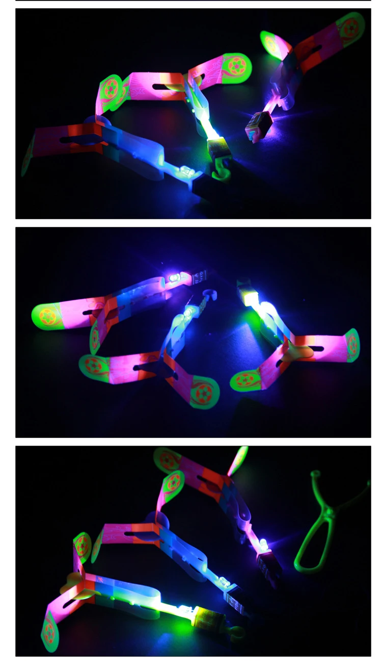 10 шт. светящаяся светодиодная Рогатка светильник шка-катапульта Детская розетка