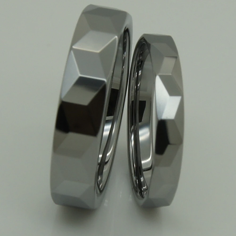 Классическое кольцо из вольфрама 5 мм для женщин/девушек hi-tech защита от царапин 1