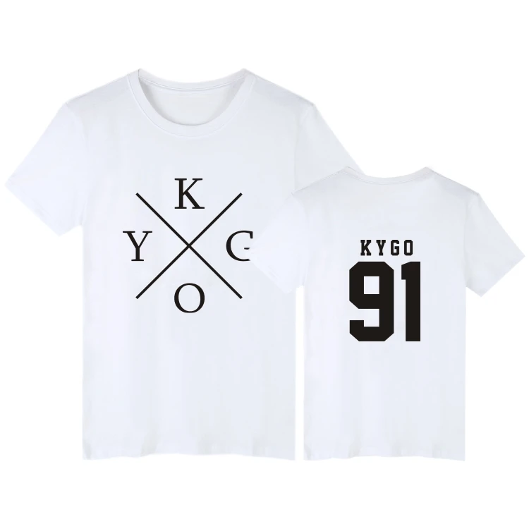 LUCKYFRIDAYF DJ Kygo Логотип Фан Клуб хлопковая футболка для мужчин с коротким рукавом хип хоп принт Повседневная футболка Homme мужские топы одежда