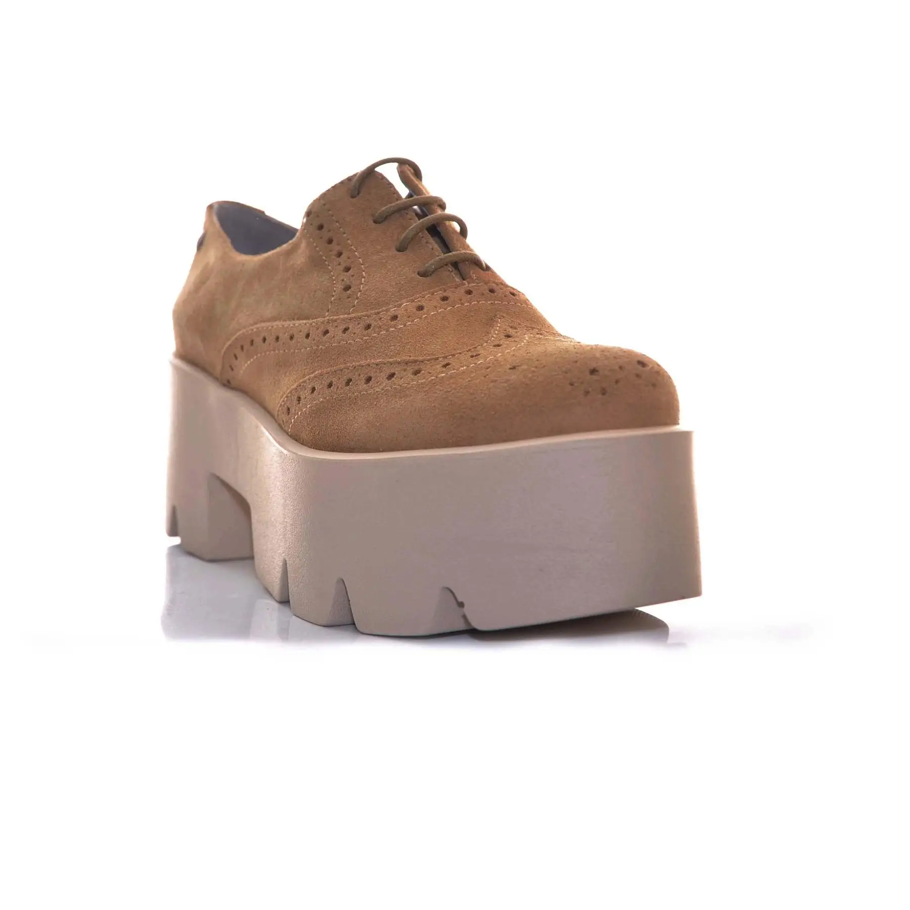 Женские туфли D BUZZ с разрезом со шнурками обувь SAND SUEDE раздельные DBUZZ SUEDE|Обувь без