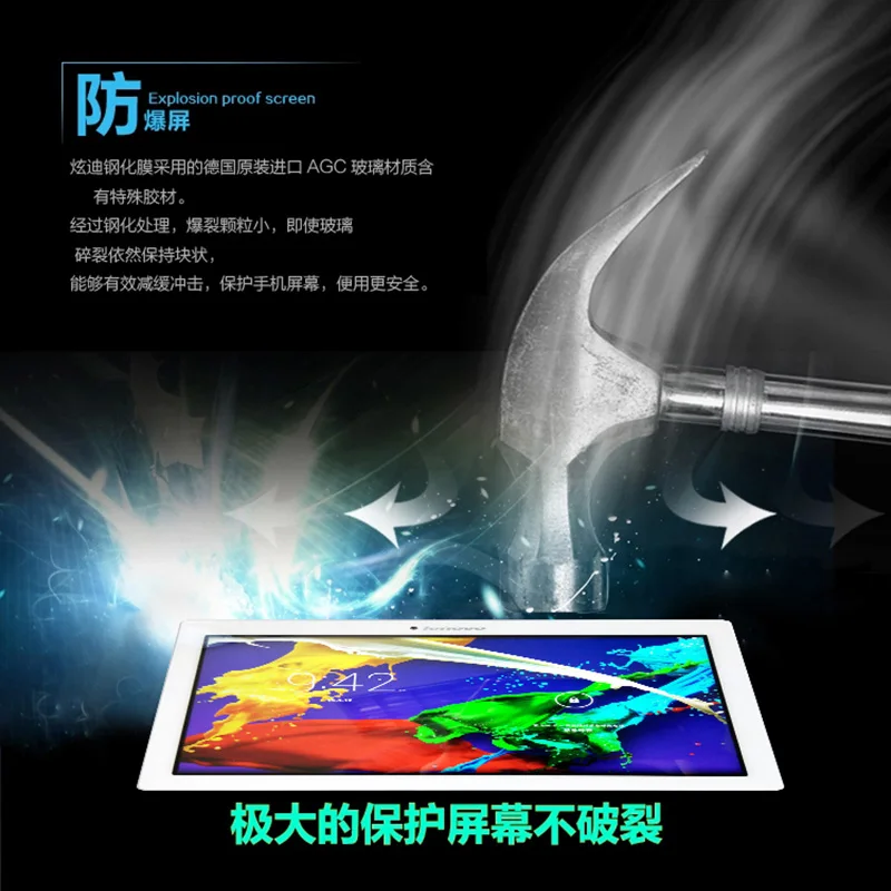 Защитная пленка для экрана из закаленного стекла Huawei MediaPad T2 8 Pro Honor Tablet 2 JDN AL00 W09 0