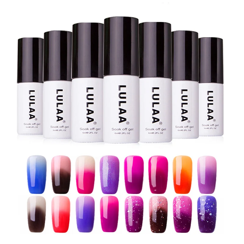 Горячая продажа 1 шт термальный меняющий Цвет гель лак для ногтей|Лак ногтей| |