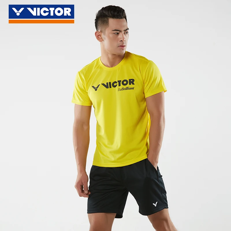 Оригинальный Victor новая одежда для бадминтона спортивная летняя с коротким