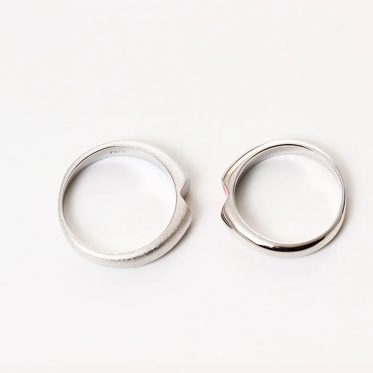 lover's Ring heart 100% Sterling 925 silver Jewelry Vintage Adjustable rings for women gift | Rings