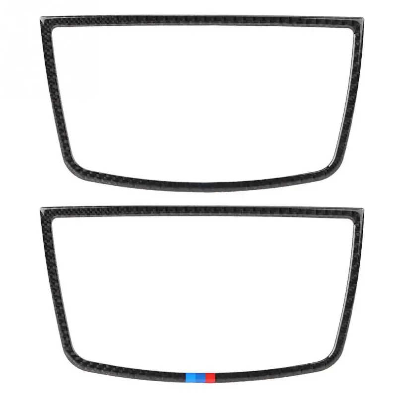 Наклейка на автомобильную рамку колонки из углеродного волокна для BMW E70 E71 X5 X6 2008