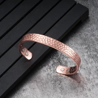 vinterly magnetic copper bracelets bangles adjustable cuff bracelets charms health energy bracelet for men women arthritis