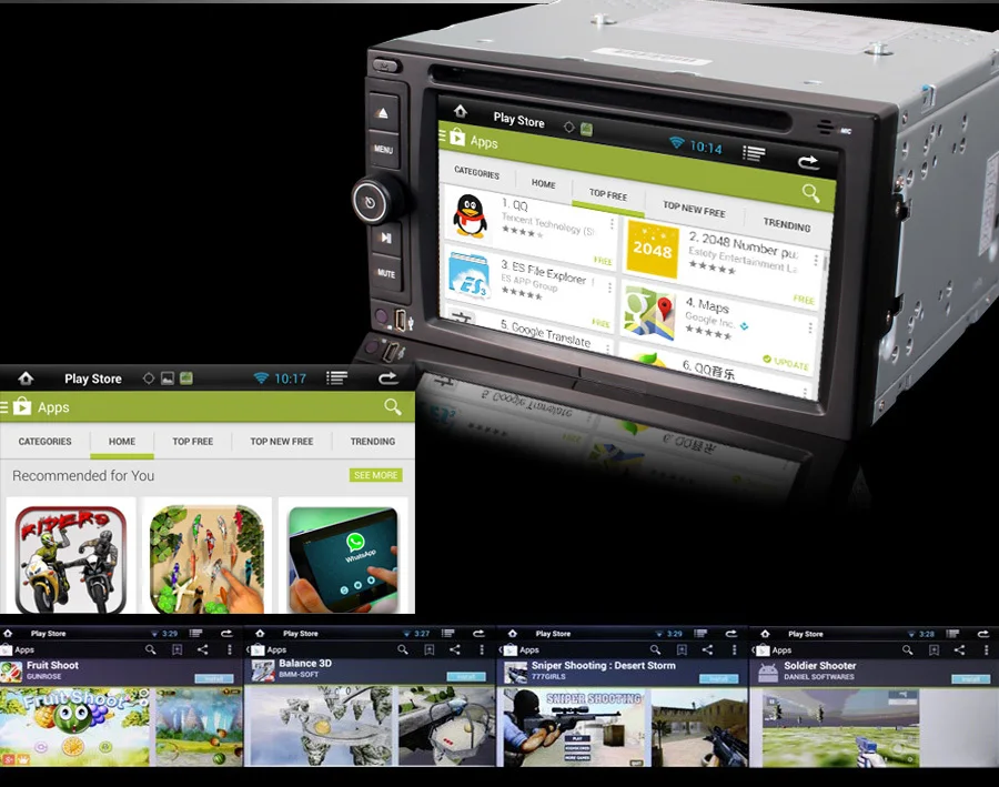 Универсальный автомобильный DVD плеер на Android GPS 8 1 четырехъядерный процессор 6 2