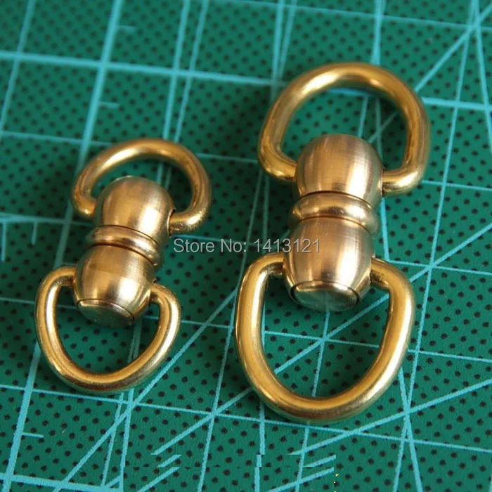Бесплатная доставка Sstyle 4 шт латунные Вертлюги кольцо замок Пряжка сумка ручной