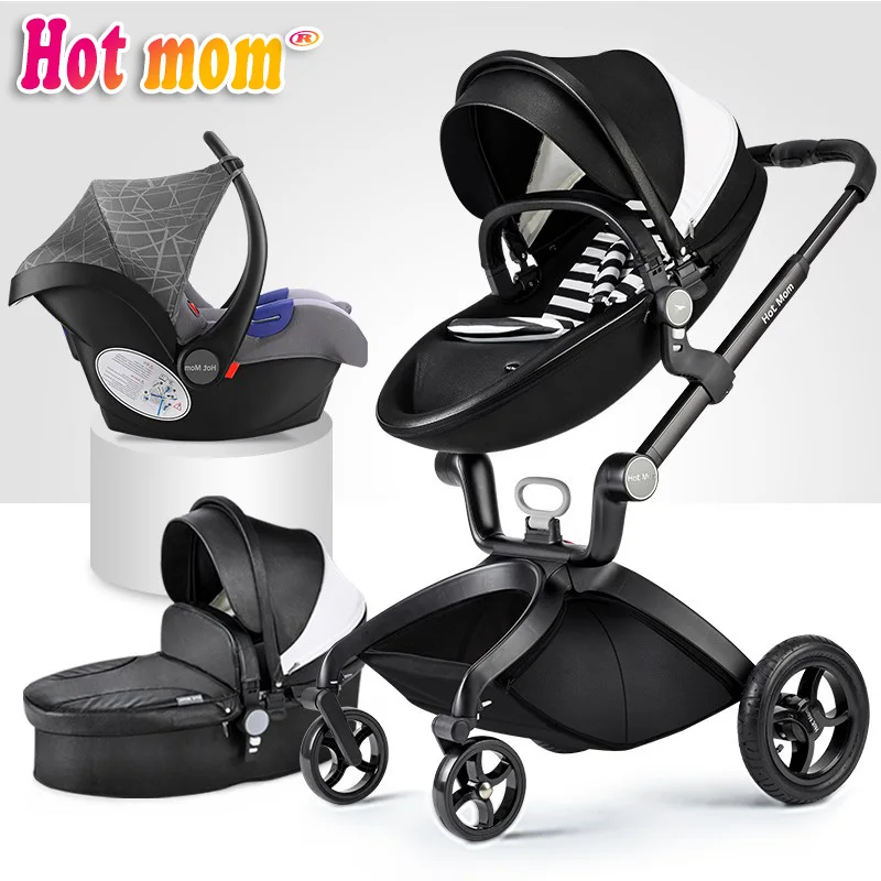 Детские коляски Hotmom 3 в 1 с высоким ландшафтом|Четырехколесная коляска| |