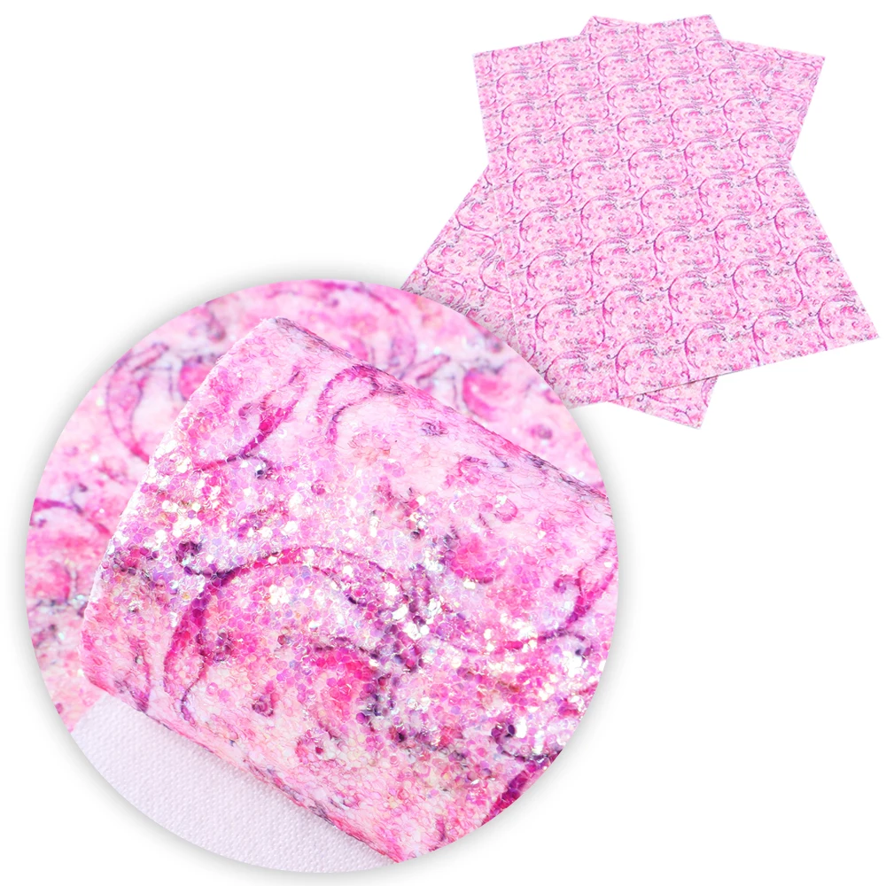David accessories 20*34 см блестящие Сердце искусственная Синтетическая кожа ткань волос лук diy украшения ремесла 1 шт., 1Yc5644 - Цвет: 1075929006