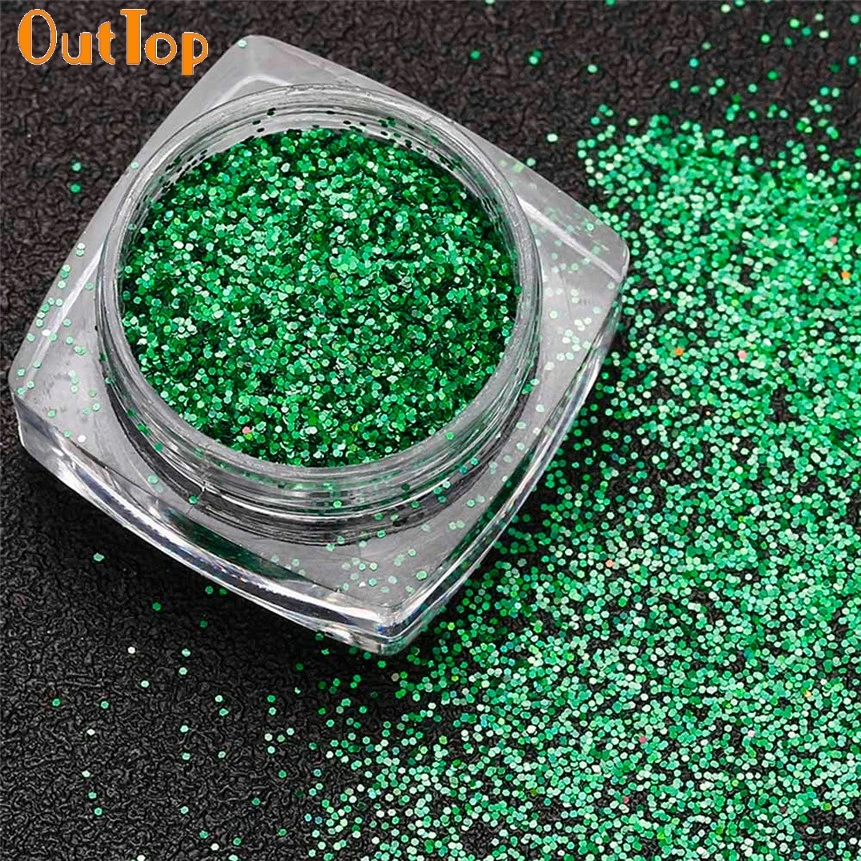 OutTop ColorWomen 1 5 г мини шестигранные блестки наконечники для украшения ногтей