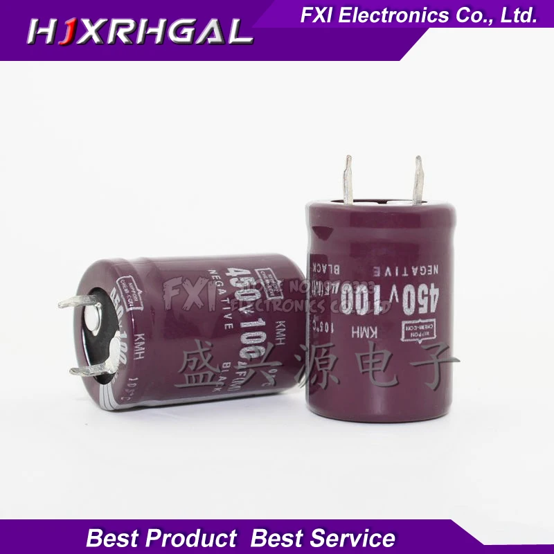 10 шт. 450v100uf 450 В 22X30 100 мкФ 22*30 электролитический конденсатор|Конденсаторы| |