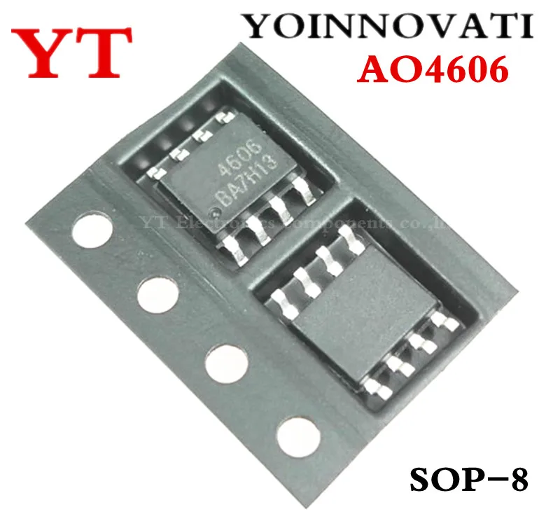 10 шт./лот AO4606 4606 IC лучшее качество.|Интегральные схемы| |