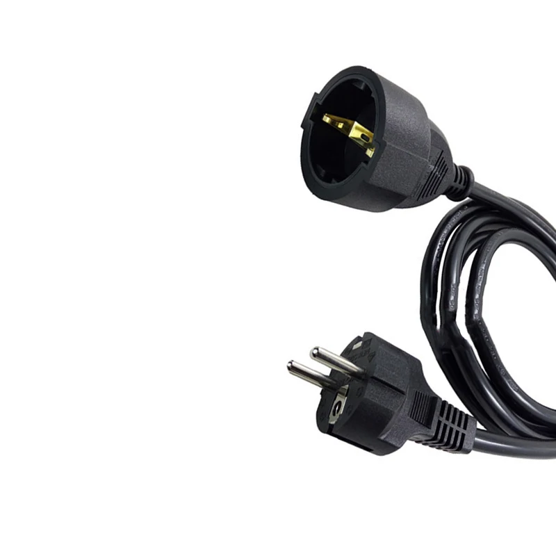250V 16A Европейский/Пособия по немецкому языку Стандартный Schuko штекер розетка электрическая розетка 3*1,5 мм 1,5 м Мощность кабель-удлинитель