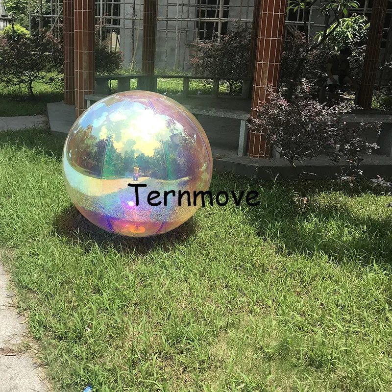 Надувное яркое цветное зеркало шаровая воздуходувка для продвижения модное
