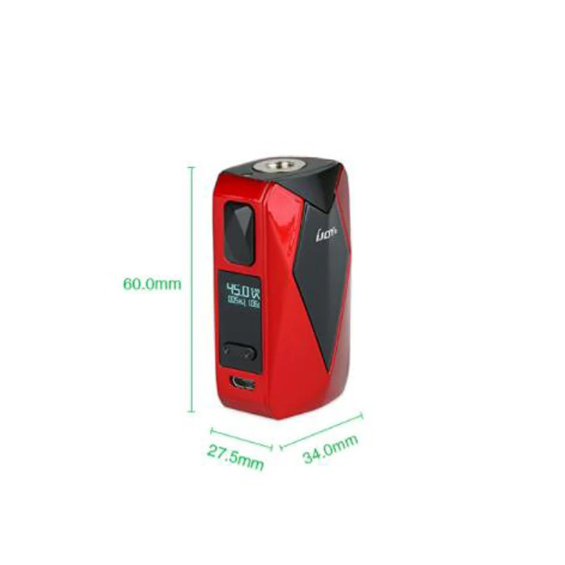 Новый оригинальный iJoy Diamond BAE Box Mod 45 Вт Vape с 1400 мАч встроенный аккумулятор