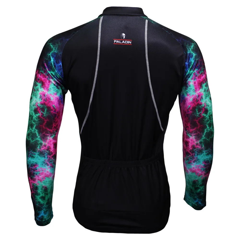 Новая зеленая Мужская футболка с рисунком Авроры для велоспорта рубашки