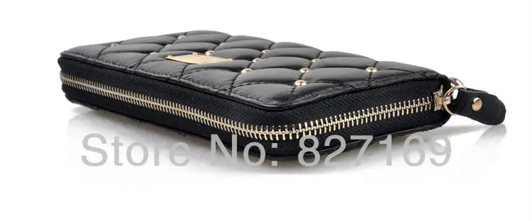 High Quality Women Wallet Genuine Leather Purse Credit Card Money Clip Black Discount Free Shipping | Багаж и сумки